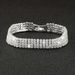 Multi Row Naked Bracelet For Women's Style, Light Luxury, Niche, Full Diamond Bracelet, Fashionable Claw Chain,_ipsvogv.com