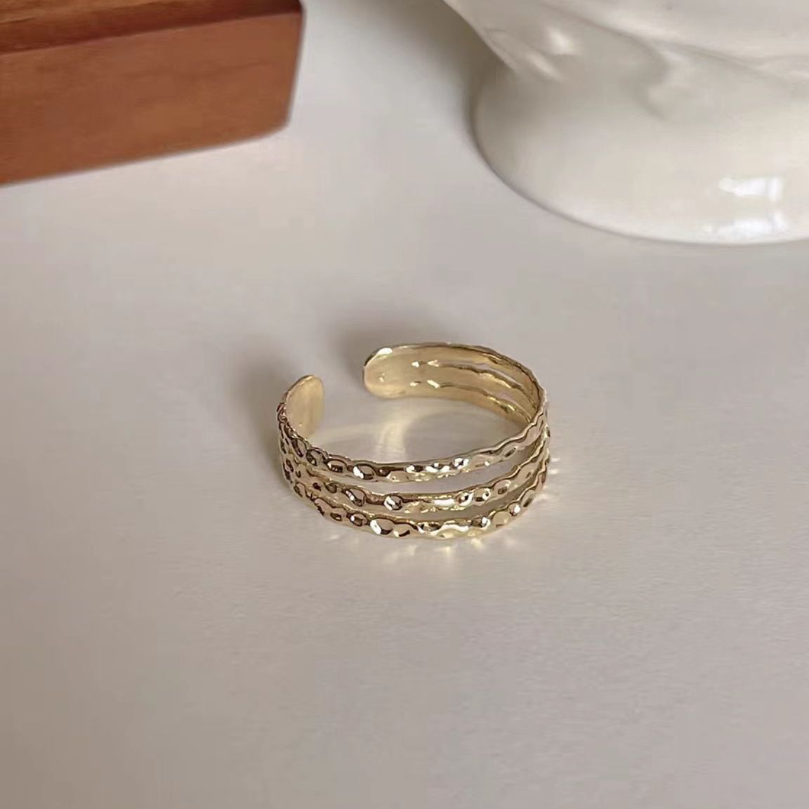Fashionable New Pearl Flower Opening For Women With A Niche Design, High-end And Exquisite, Versatile, Diamond Studded_ipsvogv.com