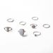 Hot Selling Rings, Geometric Shape, Fashionable Personality, Niche Design Sense, 8-piece Ring Set_ipsvogv.com