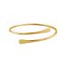 Open Gold Silver Personalized Two End Flattened Women's Fashion Bracelet_ipsvogv.com