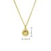 Moon Eye Pendant Necklace - Tribal Pattern With Zircon Inlay, Elegant Jewelry Accessory For Women & Men_ipsvogv.com