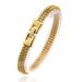 Fashion Simple Men's Double Row Stainless Steel Trendy Hip-Hop Dragon Bone Snake Chain Bracelet Accessories_ipsvogv.com