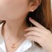 Women’s Jewelry Set Fashion Fashion Bee Necklace Earrings Jewelry Set Inlaid with Zircon Rose Gold Plated_ipsvogv.com