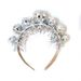 Hot Selling Disco Mirror Ball Headband Disco Ball Silver Rain Silk Hair Accessories 70S Cowboy Party_ipsvogv.com