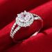 Luxurious Zircon Stone Diamo Proposal, Engagement Couple Ring as a Commemorative Gift for_ipsvogv.com