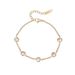 Women's Jewelry Fashion Bracelet Mini Heart Shaped Colored Zircon Niche High Grade Stainless Steel Jewelry_ipsvogv.com