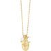 Fashion 14K Gold Necklace Baroque Pearl Star Moon Diamond Pendant Female_ipsvogv.com