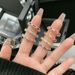 Diamond New Color Rose Zircon Gold Cross Opening For Women's Ins Cool Wind Light Luxury Girl Versatile Ring_ipsvogv.com
