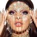 Full diamond claw chain rhinestone mask personality masquerade tassel mask Halloween face curtain_ipsvogv.com