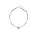 Colorful Peacock Bead Collarbone Chain, Fashionable, Personalized, Trendy, Round Titanium Steel Pendant, Short Necklace_ipsvogv.com