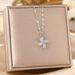 the Same Type Of Four Leaf Windmill Rotary Pendant Titanium Steel Lock Bone Chain Versatile Non Fading Necklace_ipsvogv.com