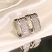 Cao Shi's Advanced Ear Buckle New Fashion Design Sense Bridal Exquisite Hollow out Earrings_ipsvogv.com