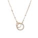 Fashionable And Personalized Circular Crosspoint Diamond Geometric Pendant Accessories New Necklace_ipsvogv.com
