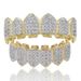 INShiphop Set Pointed Jewelry With Micro Gold Decoration Teeth_ipsvogv.com
