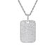 Unisex Hot Sale Military Brand Full Diamond Pendant Micro Inlaid Zircon Square Brand Hip Hop Pendant Trendy Hip Hop Jewelry_ipsvogv.com