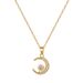 】 Star 【 Moon Light Luxury Charm Gorgeous Full Diamond Necklace Women's Versatile Clavicle Titanium Steel Chain 【 】_ipsvogv.com