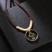Men And Women's Jewelry Retro Style Cro Jewelry Hollow Cross Double Ring Pendant Simple Fashion Couple Necklace_ipsvogv.com