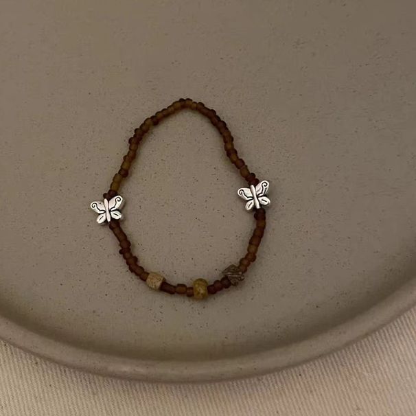 New Chinese Style Bead Butterfly For Female Internet Celebrities, Niche Design, Antique Style, High-end And Versatile_ipsvogv.com
