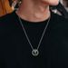 Taiyin's New Pixiu Transit Bead Necklace With Double Ring Men's Trendy Pendant, Fashionable, Simple And Personalized_ipsvogv.com
