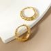 Earrings Sterling Silver Foldableing Earrings Niche Normcore Versatile Retro Elegant Jewelry K-Style for Women with High-End Feel_ipsvogv.com