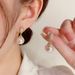 S Silver Needle Exquisite Small Micro-Paved Zircon Teardrop Pearl For Women Fashion Light Luxur Elegant Earrings_ipsvogv.com
