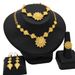 Jewelry set women's necklace earrings ring bracelet four-piece set_ipsvogv.com