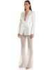 Spot 2024 Spring and Summer New Style Hollow Beaded Three Dimensional Flower Suit Pearl Sequin Mesh Trousers Set_ipsvogv.com
