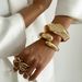 Exaggerated Ins Metal Smooth Wide Design Irregular Wave Spring Bracelet_ipsvogv.com