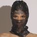 Rhinestone fishing net headscarf fashion trend holiday carnival diamond head cover facekini_ipsvogv.com