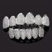Hip Hop Copper Zircon Micro Inlaid Halloween Personality Exaggerated Hiphopgrills Braces_ipsvogv.com