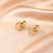 Trendy Fashion Hollow Circle Design Multi-layer Wrapped Hoop Earrings Elegant Internet Celebrity Ear Jewelry_ipsvogv.com
