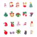 8pcs Christmas Snowflake Snowman Tree Hat Gift Nail Decoration DIY Nail Art Ornaments Alloy Resin Nail Art Accessories_ipsvogv.com