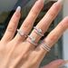 Wedding S Sterling Silver Ring for Women with Spinning Zircon Inlaid Advanced Daily Light Luxury Women's Accessories_ipsvogv.com