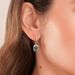 S925 Silver Green Moss Stone Earrings Water Grass Agate Earrings Fashion_ipsvogv.com