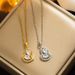 Love pendant necklace, light luxury and niche design, titanium steel lock bone chain neck chain, 2023 new female_ipsvogv.com