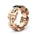 Sanjie's New Creative Silver Plated Diamond Inlaid 14k Rose Gold Engagement Ring For Men And Women_ipsvogv.com