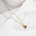 Korean Version Of Instagram Jewelry, Fashionable Cute, With Diamond Dots And Red Cherry For Necklaces_ipsvogv.com