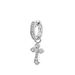 Men's Jewelry 925 Silver Needle One Pair Of Diamond Earrings With Trendy Personality Single Cross Earrings_ipsvogv.com