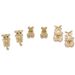 Unisex Cute And Atmospheric Diamond Studded Tiger Bear Exquisite Earrings Personality Simple Fashion Sweet Earrings Female_ipsvogv.com