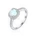 Women's Jewelry Inlaid Opal Emerald Ruby Garnet Sapphire Topaz Crystal Colored Gemstone S925 Sterling Silver Ring_ipsvogv.com