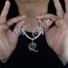Men's Jewelry Hip Hop New 26 Cursive Letters Pendant Necklace Micro Inlaid Zircon Initials Pinyin Pendant Necklace_ipsvogv.com