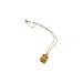 Real Gold Electroplated Zircon Geometric Wer Pendant Necklace, Fashionable Light Style Collarbone Chain,_ipsvogv.com