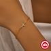 Versatile S Sterling Silver Paperclip Zircon Cross Fashionable Classic Minimalist Bracelet Bracelet_ipsvogv.com