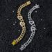 Men's Hip Hop Style Full Diamond Love Accessory Splicing Chain Bracelet_ipsvogv.com