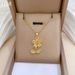 】 Green 【 Leaf Flower Light Luxury Charm Gorgeous Full Diamond Necklace Women's Versatile Clavicle Titanium Steel Chain 【 】 【 】 【 】_ipsvogv.com
