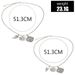 Best Friends Compass Pendant Necklace Valentine's Day Gift Couple Set Jewelry Set, 2 Pack_ipsvogv.com