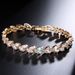 Women's Jewelry Fashion Simple Willow Branch Willow Leaf Bracelet Micro Inlaid AAA Zircon Hand Jewelry Dress Accessories_ipsvogv.com