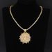 2025 New Thorn Cross Zinc Alloy Full Rhinestone Pendant Tennis Necklace_ipsvogv.com