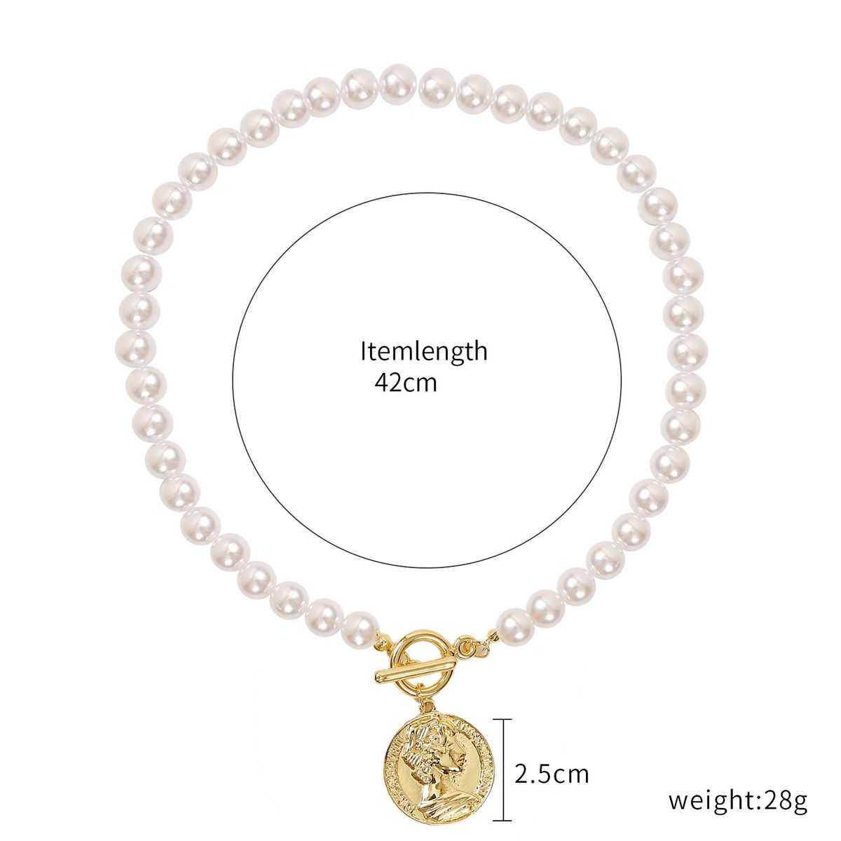 Multi Layered Irregular Necklace, Shaped Baroque Pearl Necklace Jewelry With A Sense Of Luxury_ipsvogv.com