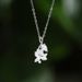 New 999 Foot Silver Lotus World Qinghuan Necklace For Women, Light Luxury, Niche Design, New Temperament, Versatile_ipsvogv.com